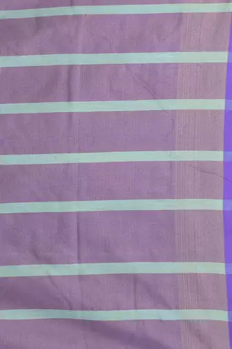 Ecru cotton soft saree with solid pattern