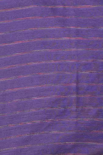 Violet cotton soft saree with stripe pattern
