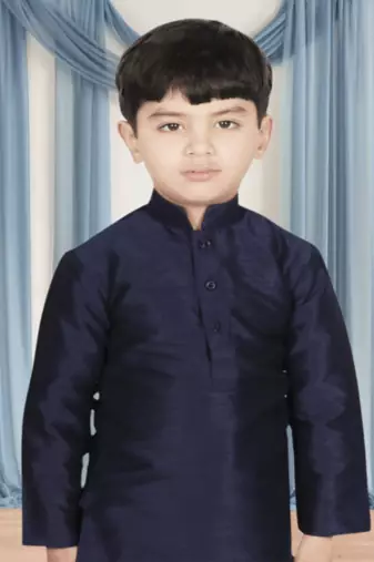 Art silk kurta churidar for kid"s