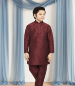 Art silk kurta churidar for kid"s