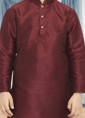 Art silk kurta churidar for kid"s 3
