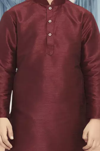 Art silk kurta churidar for kid"s