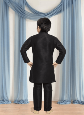Art silk kurta churidar for kid"s 4