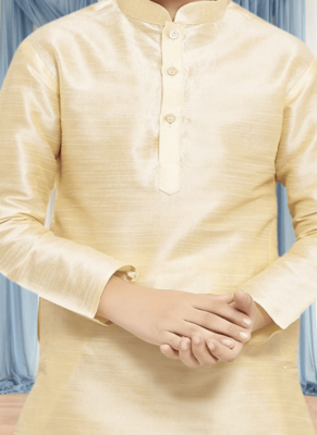 Art silk kurta churidar for kid"s 2