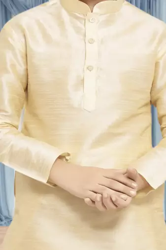 Art silk kurta churidar for kid"s
