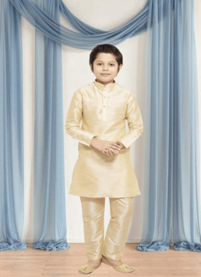 Art silk kurta churidar for kid"s 3