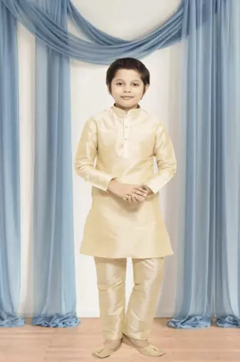 Art silk kurta churidar for kid"s