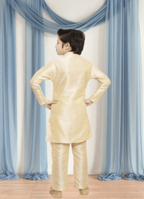 Art silk kurta churidar for kid"s 4