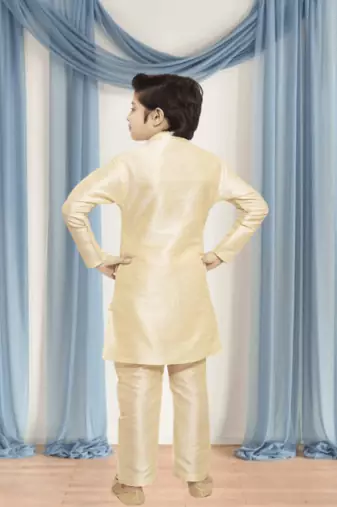 Art silk kurta churidar for kid"s