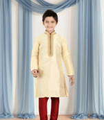 Art silk kurta churidar for kid"s
