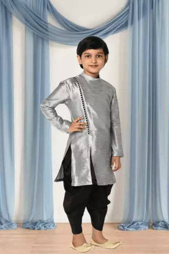Art silk kurta patiala for kid"s