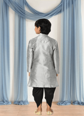 Art silk kurta patiala for kid"s 4
