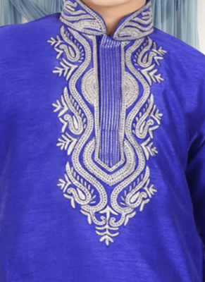 Art silk kurta churidar for kid"s 3