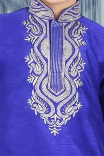 Art silk kurta churidar for kid"s