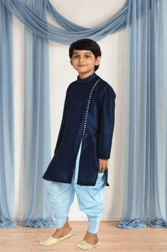 Art silk kurta patiala for kid"s