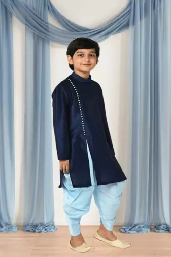 Art silk kurta patiala for kid"s