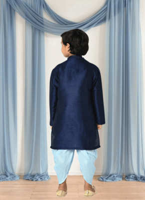 Art silk kurta patiala for kid"s 4