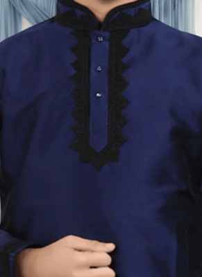 Art silk kurta churidar for kid"s 3