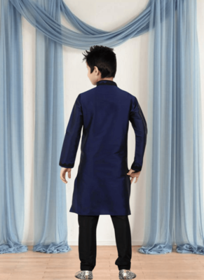 Art silk kurta churidar for kid"s 4