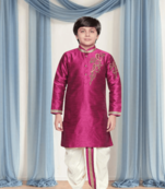 Art silk kurta patiala for kid"s