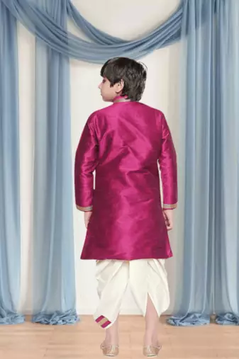 Art silk kurta patiala for kid"s