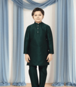 Art silk kurta churidar for kid"s