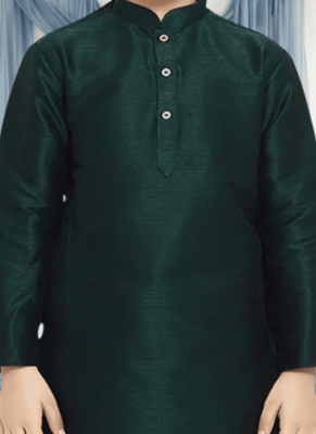 Art silk kurta churidar for kid"s 3