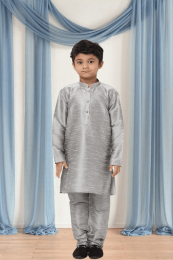 Art silk kurta churidar for kid"s