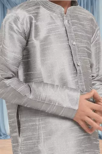 Art silk kurta churidar for kid"s