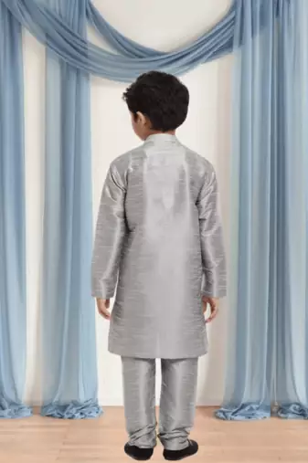 Art silk kurta churidar for kid"s