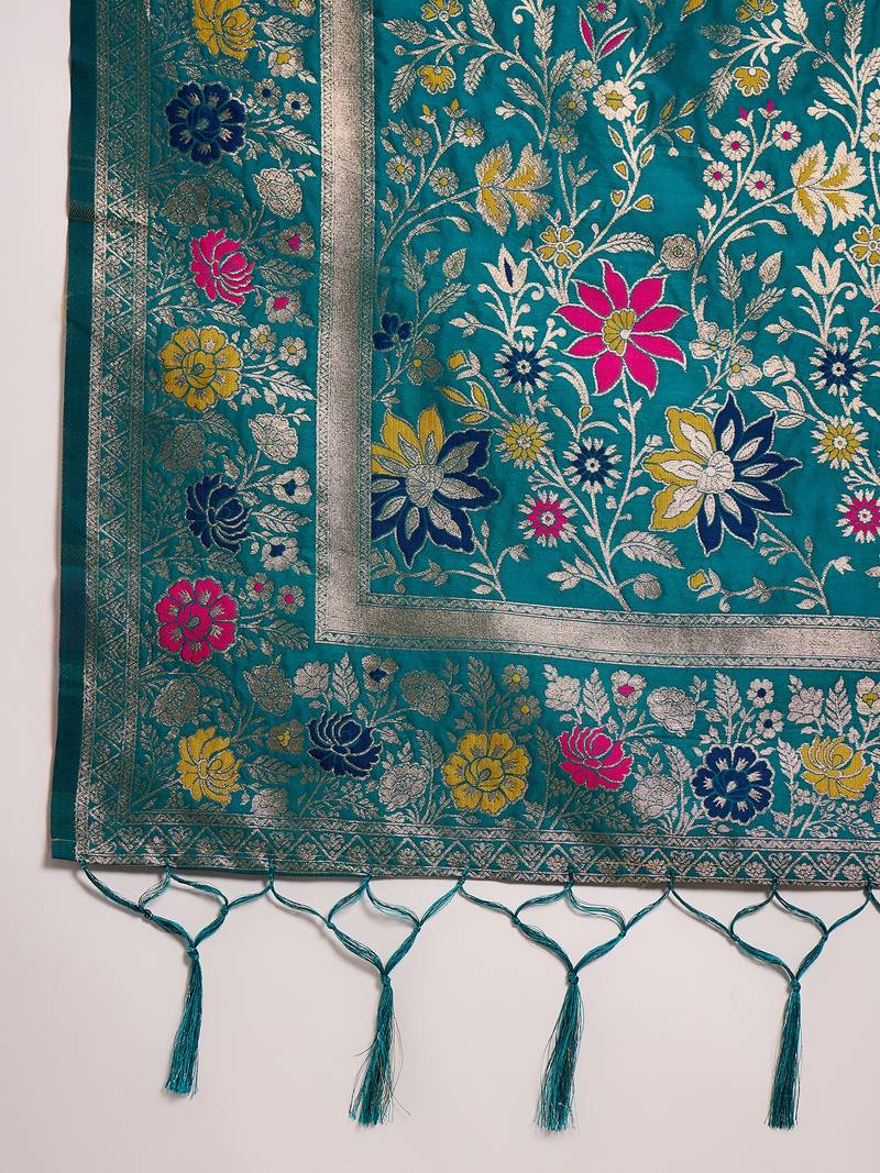 Rama poly silk jacquard saree