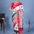 white polyester viscose silk patola printed saree