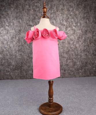 Pink flower dress 1
