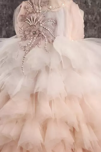 Pearly princess gown