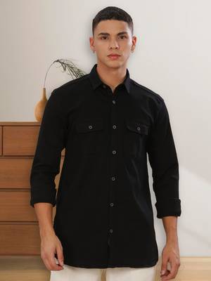 Kuons avenue men's slim fit casual denim shirt | denim shirt for men 1