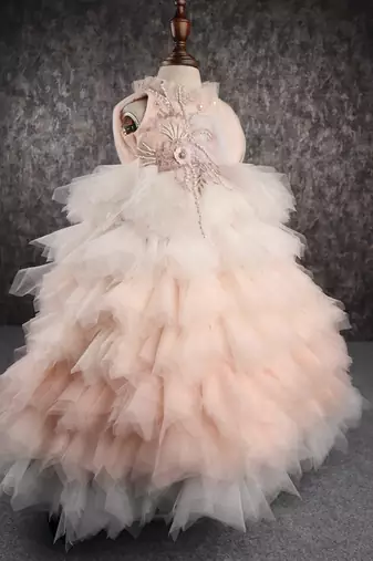 Pearly princess gown