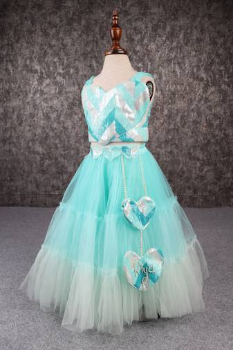 Beautiful heart shape ombre sharara