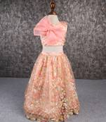 Classy multicoloured embroidered lehenga set