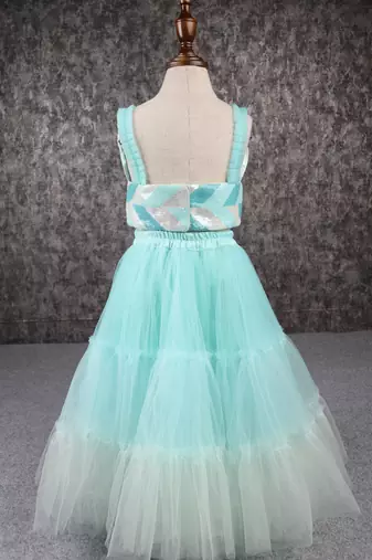 Beautiful heart shape ombre sharara
