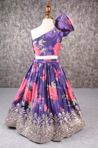 Floweral print lehenga set