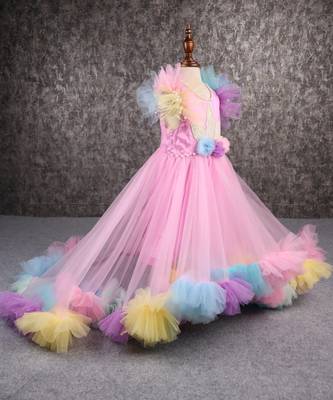 Gorgeous unicorn ruffled frill gown 2