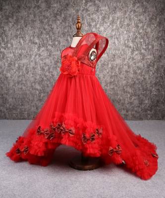 Red snowy frill 2
