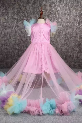 Gorgeous unicorn ruffled frill gown