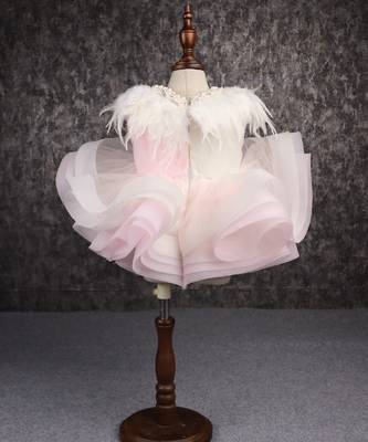 Dual-colour princess net flared dress 4
