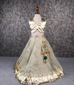 Halter neck stylish top and lehenga set