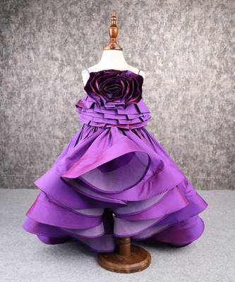 Glamorous voilet trail dress 1