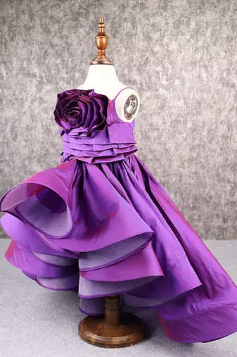 Glamorous voilet trail dress