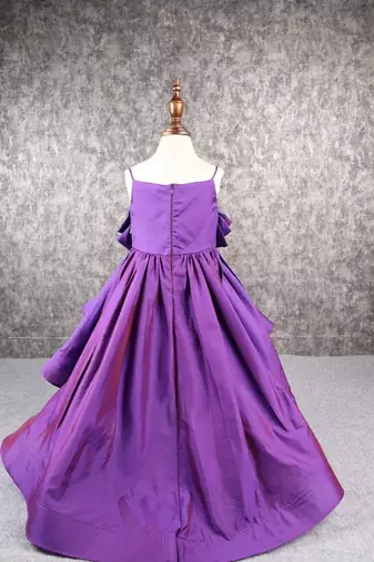 Glamorous voilet trail dress