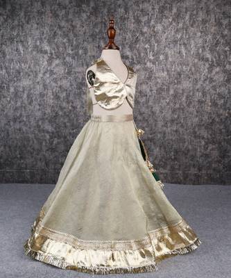 Halter neck stylish top and lehenga set 5