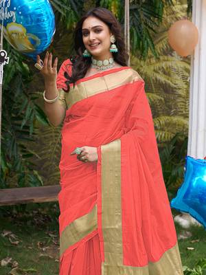 Hunny pink silk couple wear saree with kurta 4
